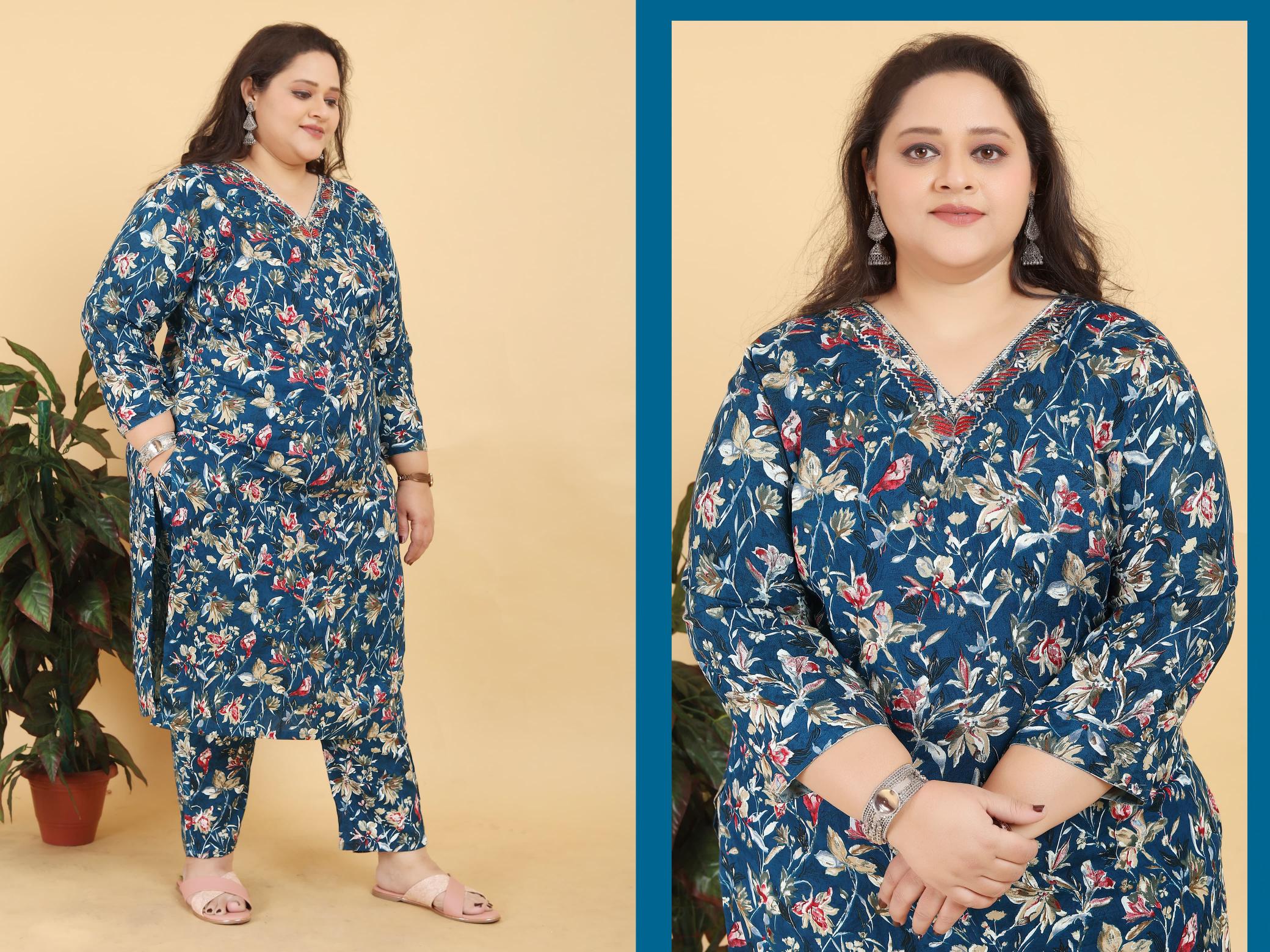 BIG SIZE ANGLE VOL-1 D-8638 WHOLESALE CLOTH MARKET IN SURAT WITH PRICE