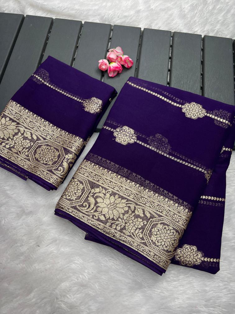 DAZIRA RADHIKA VISCOSE GEORGETTE SAREE WHOLESALE CLOTH ONLINE SHOPPING