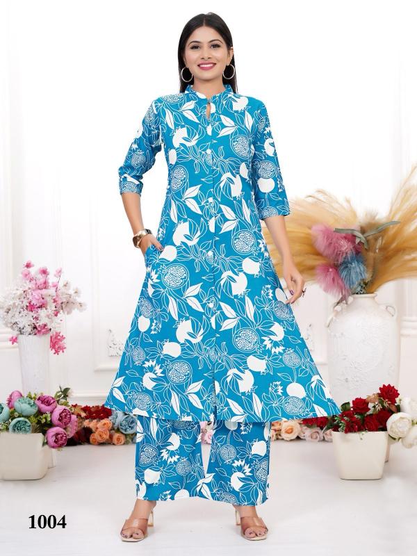 DULHARI VOL-2 RAYON CO -ORD SET SURAT KURTI WHOLESALE MARKET