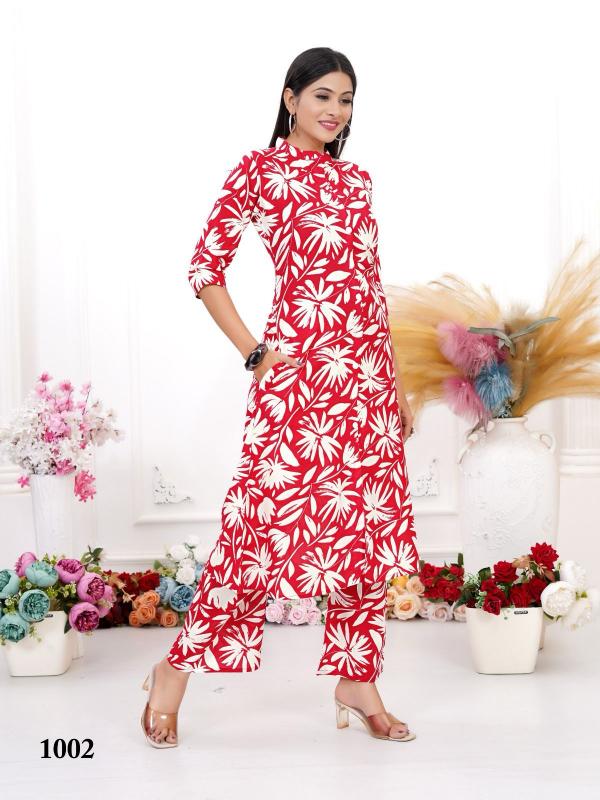 DULHARI VOL-2 RAYON CO -ORD SET SURAT KURTI WHOLESALE MARKET