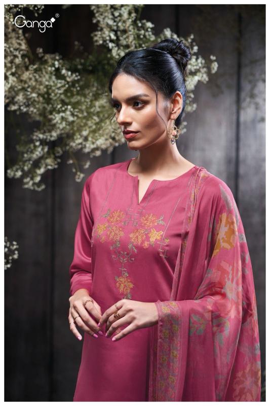 GANGA JAEDA 3414 COTTON SILK WHOLESALE LATEST SALWAR KAMEEZ DESIGNS CATALOGUE