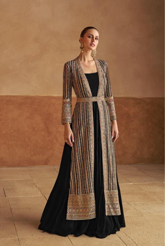 GULKARYA DESIGNER NABIYA 7524 COLORS WHOLESALE DEALERS OF GOWN IN MUMBAI
