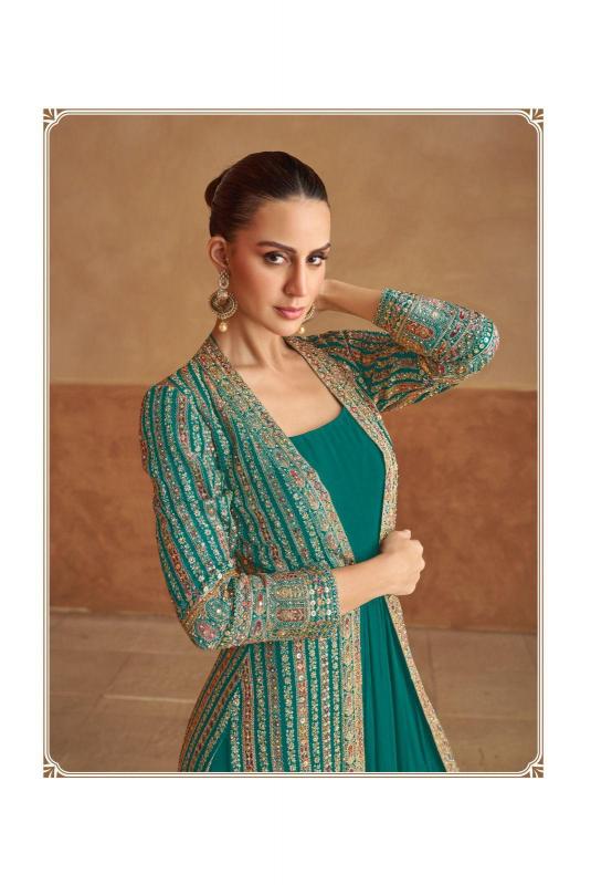 GULKARYA DESIGNER NABIYA 7524 COLORS WHOLESALE DEALERS OF GOWN IN MUMBAI