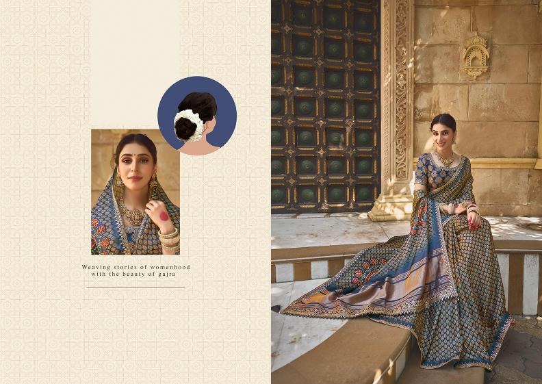 MAHOTSAV NORITA 43700 GAJARI TRADITIONAL SAREE COLLECTION  WHOLESALER MARKET