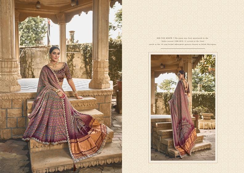 MAHOTSAV NORITA 43700 GAJARI TRADITIONAL SAREE COLLECTION  WHOLESALER MARKET