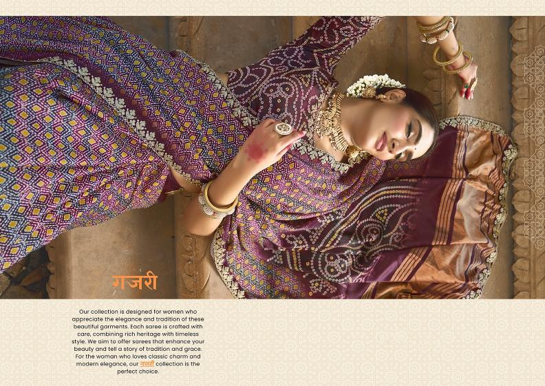 MAHOTSAV NORITA 43700 GAJARI TRADITIONAL SAREE COLLECTION  WHOLESALER MARKET