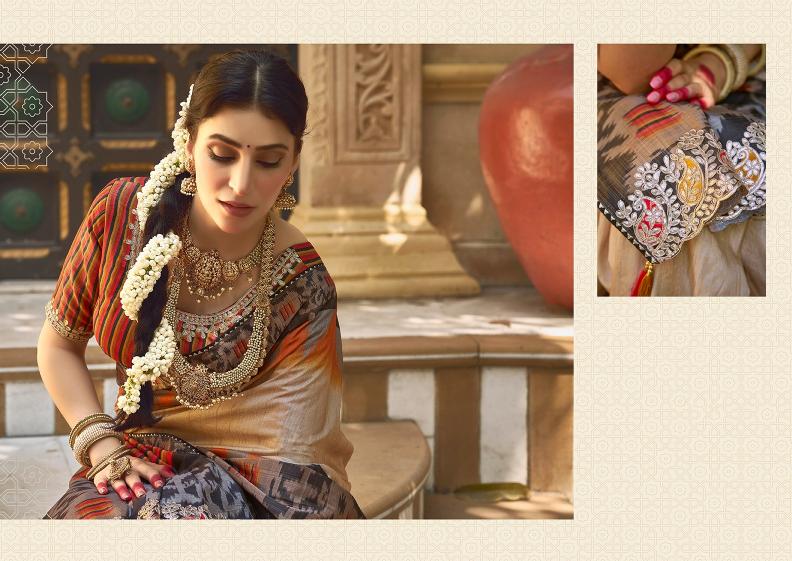 MAHOTSAV NORITA 43700 GAJARI TRADITIONAL SAREE COLLECTION  WHOLESALER MARKET