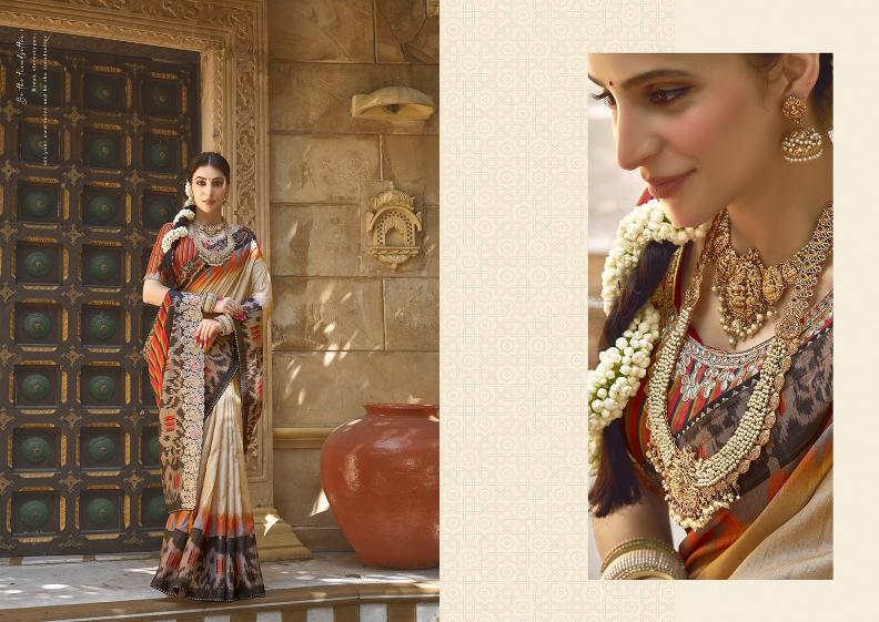 MAHOTSAV NORITA 43700 GAJARI TRADITIONAL SAREE COLLECTION  WHOLESALER MARKET