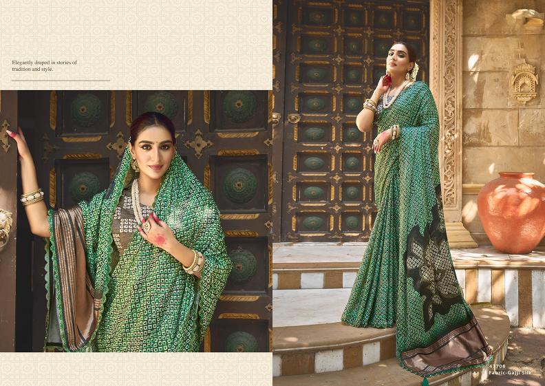 MAHOTSAV NORITA 43700 GAJARI TRADITIONAL SAREE COLLECTION  WHOLESALER MARKET