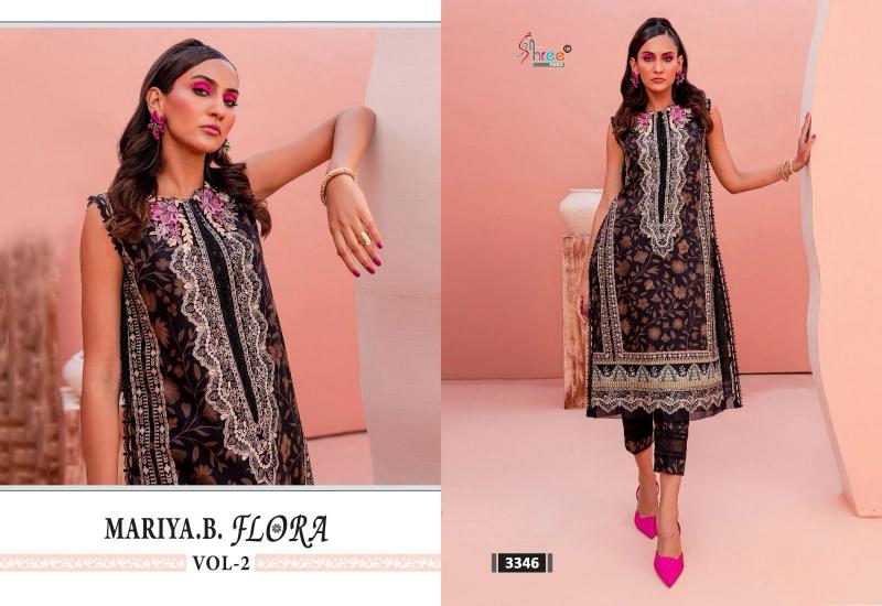 MARIA B FLORA VOL-02 WHOLESALE DRESS MATERIAL MARKET IN AHMEDABAD