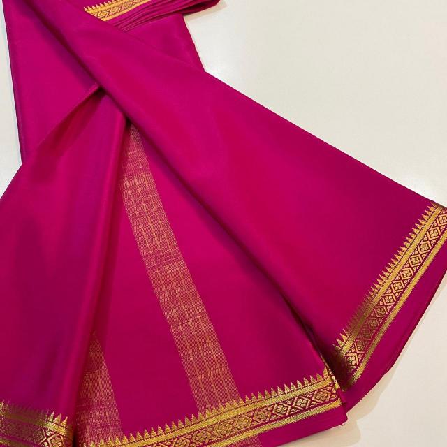 RIONA SEMI MYSORE SILK SAREES MANUFACTURERS IN SURAT TEXTILE MARKET