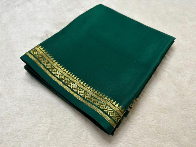 RIONA SEMI MYSORE SILK SAREES MANUFACTURERS IN SURAT TEXTILE MARKET