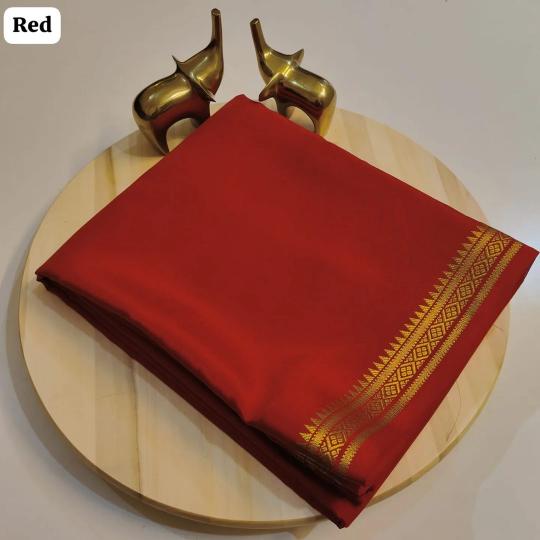 RIONA SEMI MYSORE SILK SAREES MANUFACTURERS IN SURAT TEXTILE MARKET