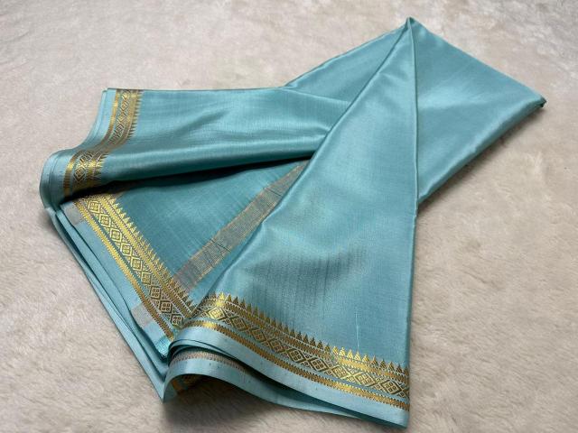RIONA SEMI MYSORE SILK SAREES MANUFACTURERS IN SURAT TEXTILE MARKET