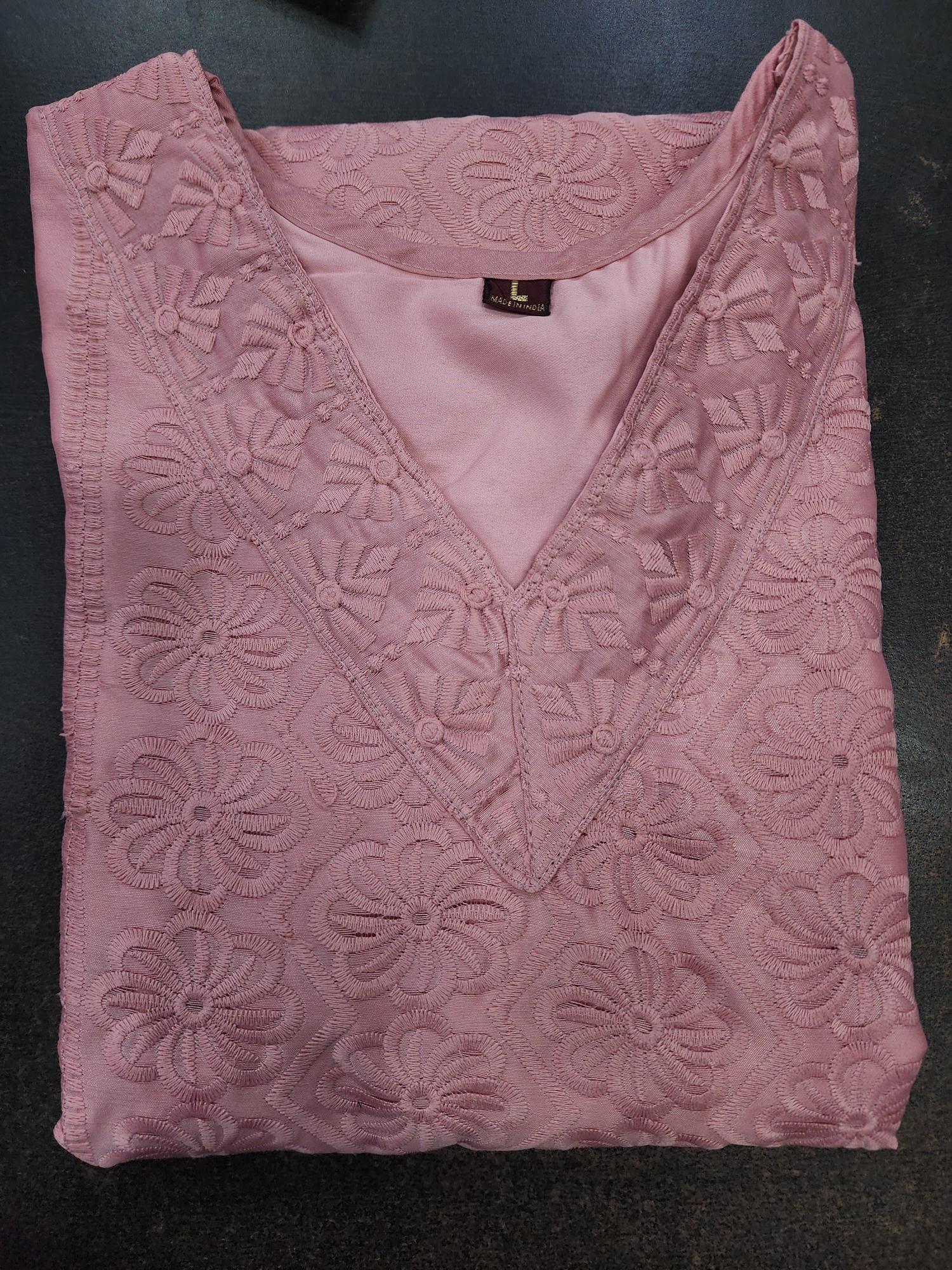SHREE SALASAR HEAVY CHIKANKARI LONG KURTI WHOLESALE MARKET ONLINE SHOPPING