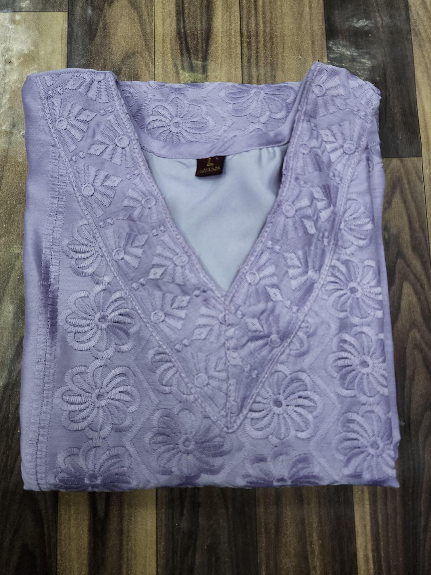 SHREE SALASAR HEAVY CHIKANKARI LONG KURTI WHOLESALE MARKET ONLINE SHOPPING