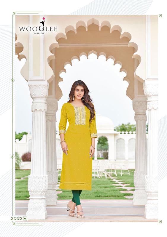 WOOGLEE CHITRA RAYON HANDWORK BEST KURTI BRANDS IN INDIA