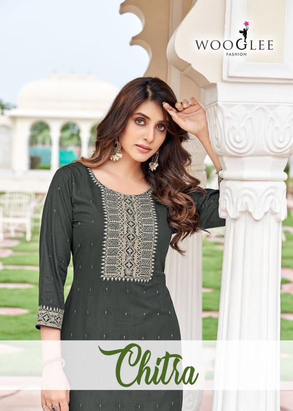 WOOGLEE CHITRA RAYON HANDWORK BEST KURTI BRANDS IN INDIA