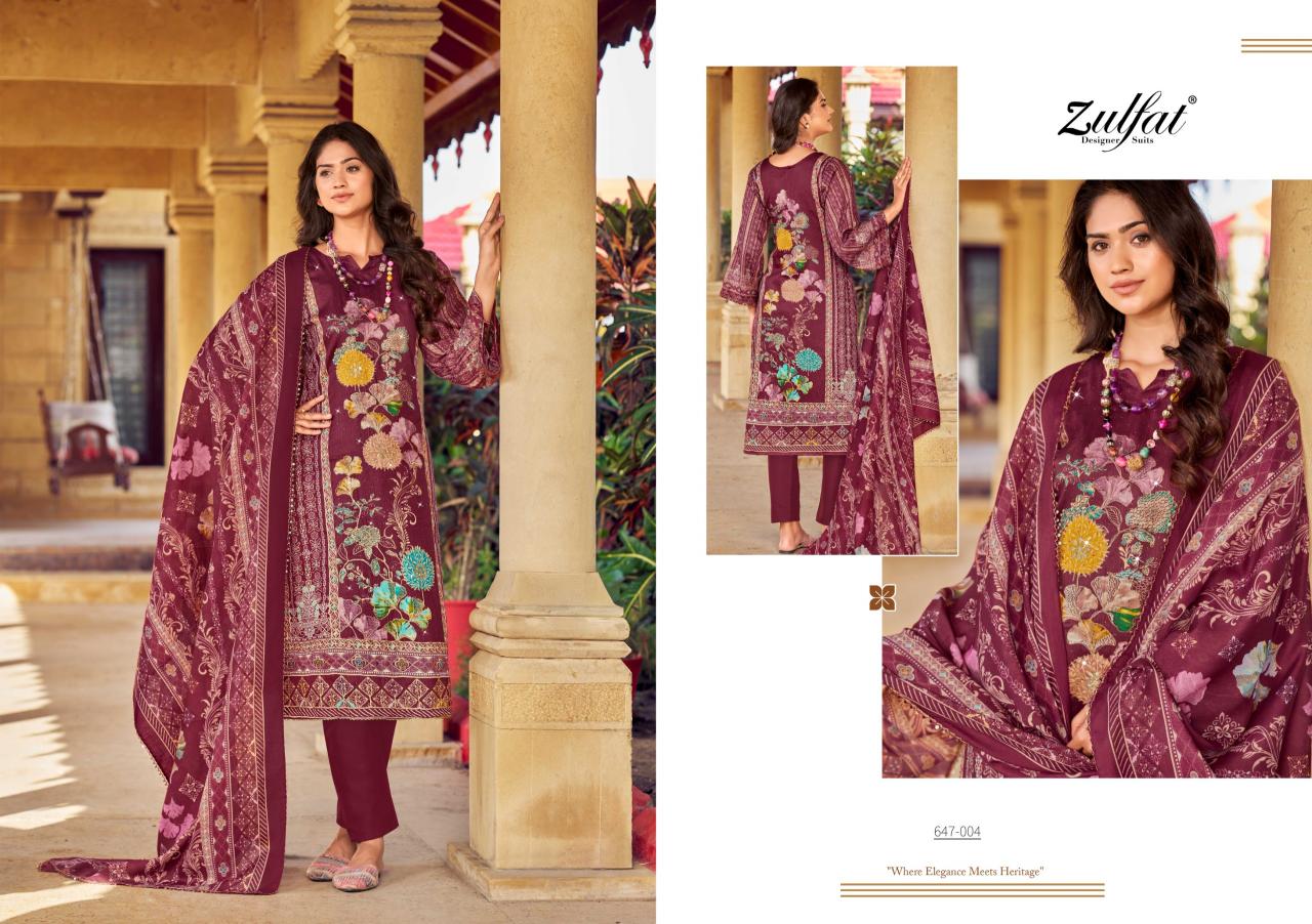 ZULFAT SANGINI VOL 6 WHOLESALE DRESS MATERIAL MARKET IN BANGALORE