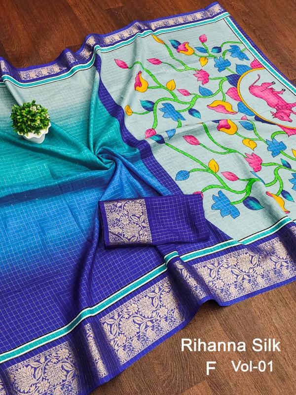 Beautiful venkatagiri silk sarees with zari border kalamkari pallu wholesale sarees in surat with low price