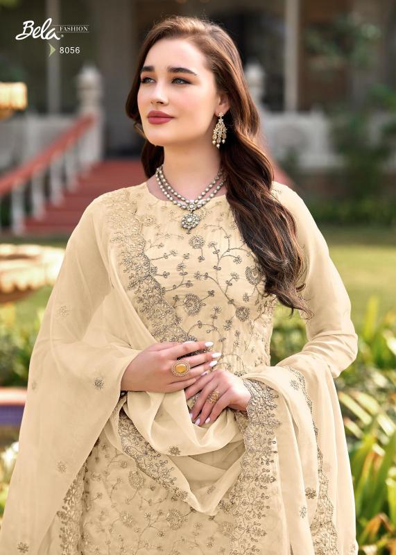 Bela fashion rumi orgenza designer surat dress material wholesale market online