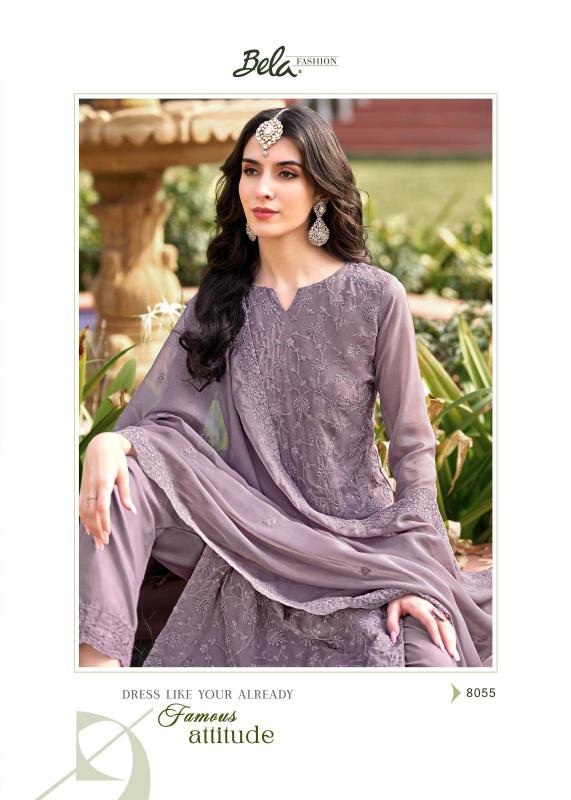 Bela fashion rumi orgenza designer surat dress material wholesale market online