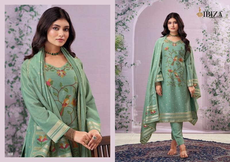 IBIZA MEDORA PURE MOGA SILK top bottom and dupatta wholesale market in mumbai for dress materials