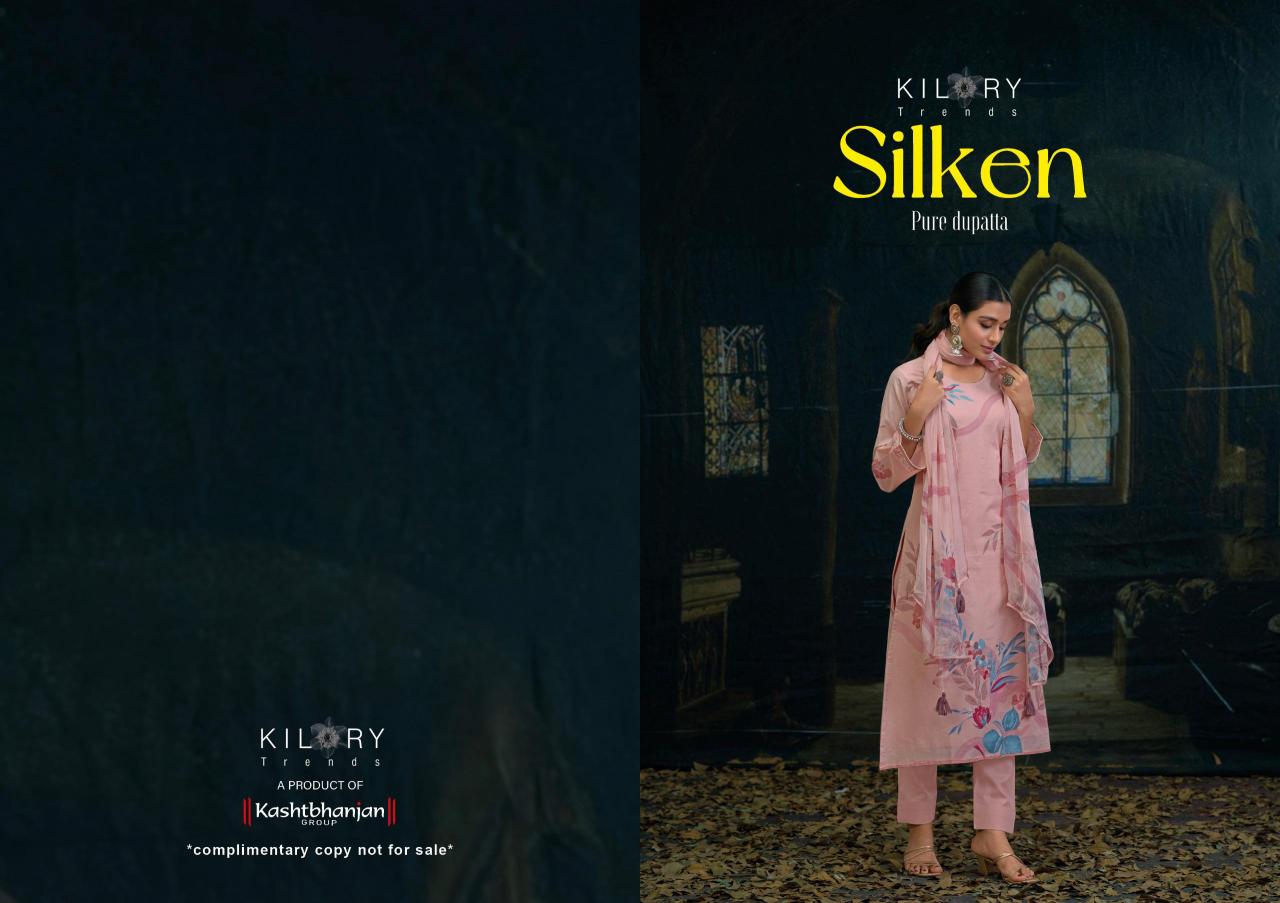 KILORY Silken LWAN COTTON dress material wholesale market online surat