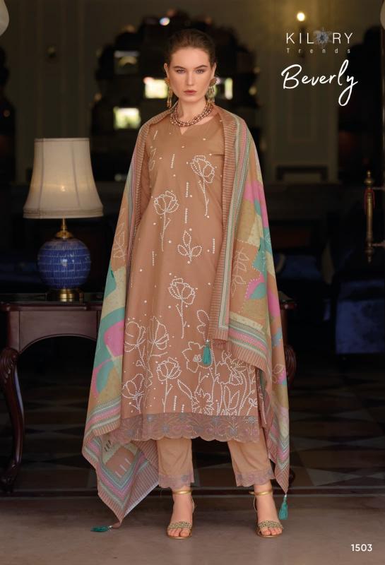 Kilory trends beverly cotton khadi print surat wholesale market dress materials