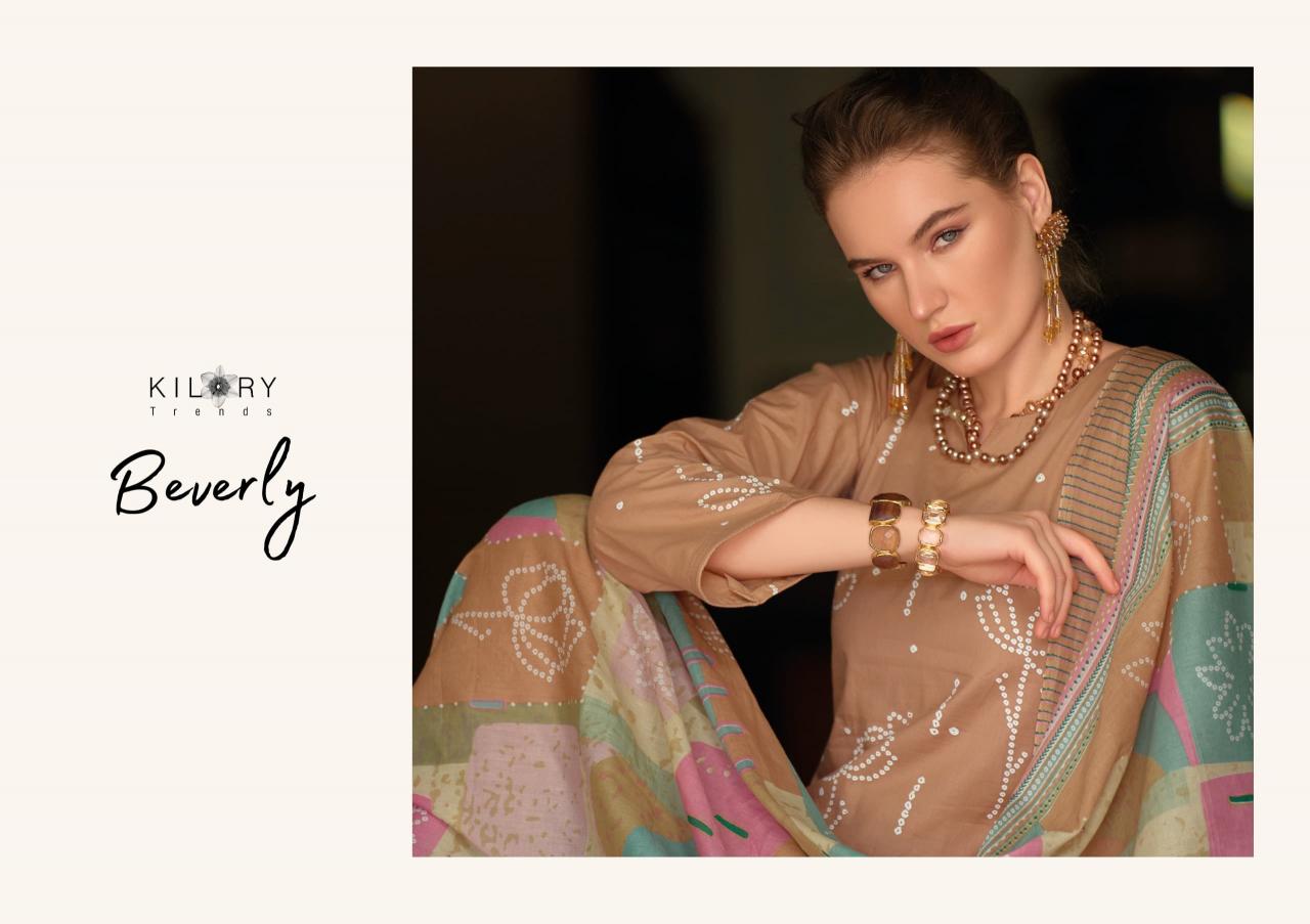 Kilory trends beverly cotton khadi print surat wholesale market dress materials