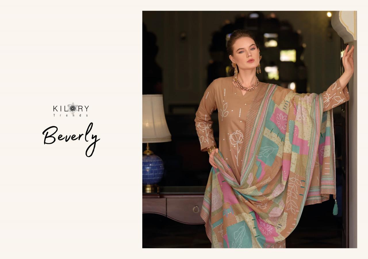 Kilory trends beverly cotton khadi print surat wholesale market dress materials