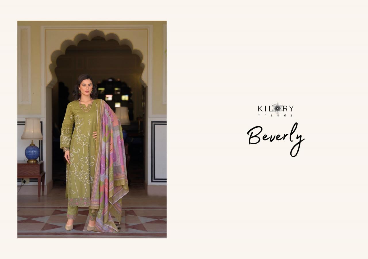 Kilory trends beverly cotton khadi print surat wholesale market dress materials