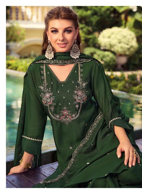 Lady leela noor 2 shimmer vichitra fabric branded kurtis wholesale online