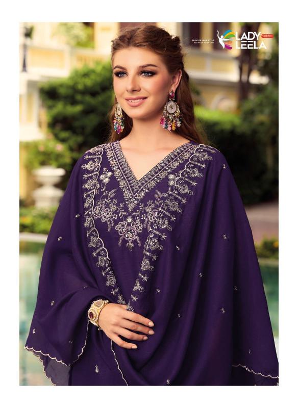 Lady leela noor 2 shimmer vichitra fabric branded kurtis wholesale online
