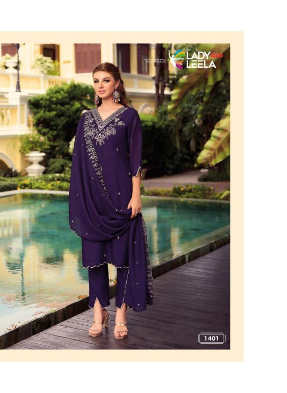 Lady leela noor 2 shimmer vichitra fabric branded kurtis wholesale online