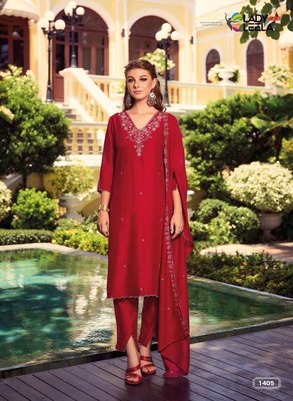 Lady leela noor 2 shimmer vichitra fabric branded kurtis wholesale online