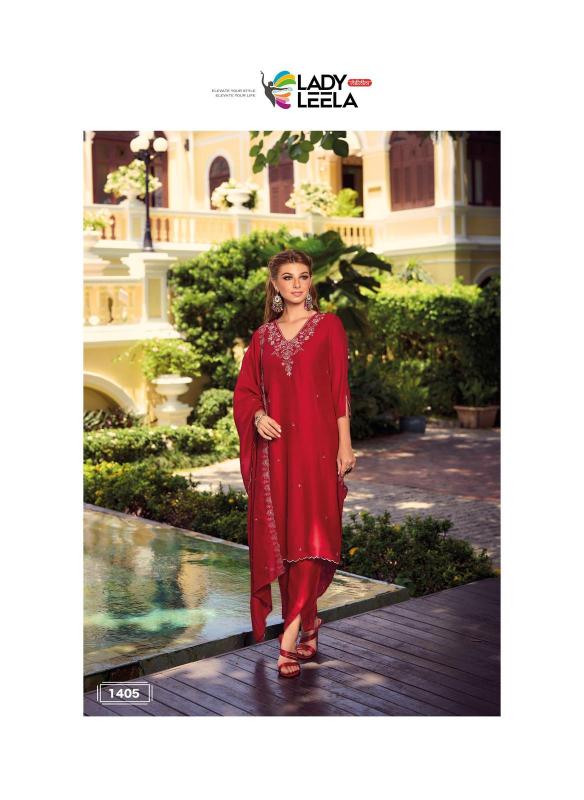 Lady leela noor 2 shimmer vichitra fabric branded kurtis wholesale online