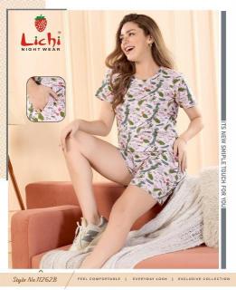 Lichi 11262 A to F Short 2 Co Ord Set Night suits wholesale market