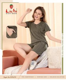 Lichi 11262 A to F Short 2 Co Ord Set Night suits wholesale market