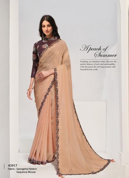 Mahotsav norita 43900 series saanjh designer saree wholesale market surat