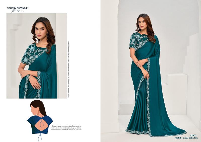 Mahotsav norita 43900 series saanjh designer saree wholesale market surat