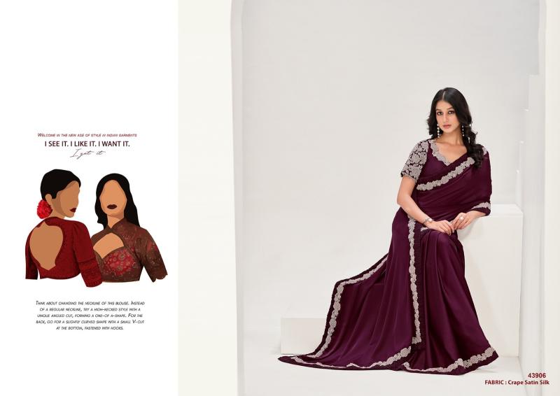 Mahotsav norita 43900 series saanjh designer saree wholesale market surat