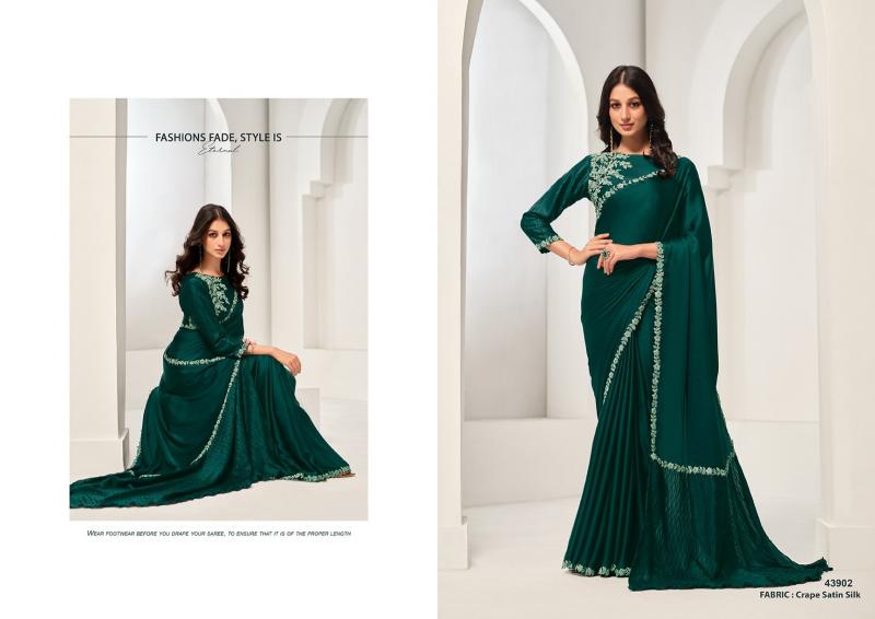 Mahotsav norita 43900 series saanjh designer saree wholesale market surat
