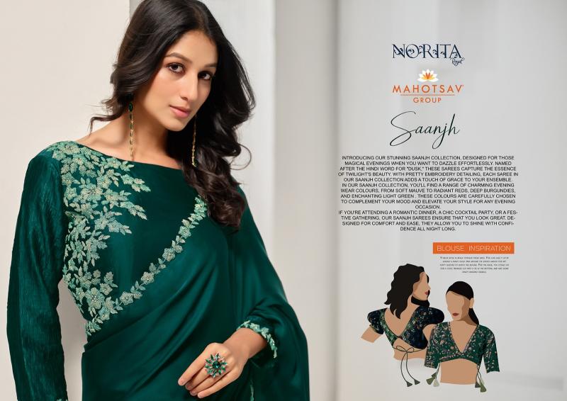 Mahotsav norita 43900 series saanjh designer saree wholesale market surat