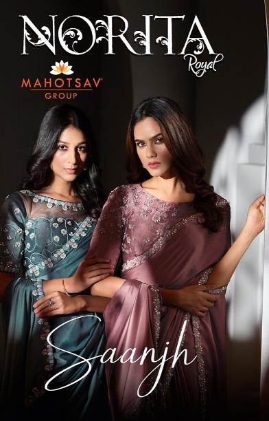 Mahotsav norita 43900 series saanjh designer saree wholesale market surat