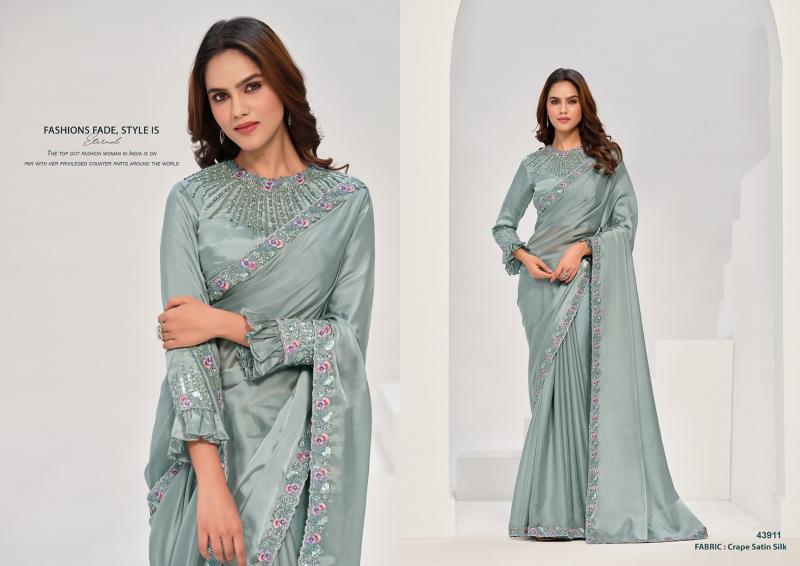 Mahotsav norita 43900 series saanjh designer saree wholesale market surat