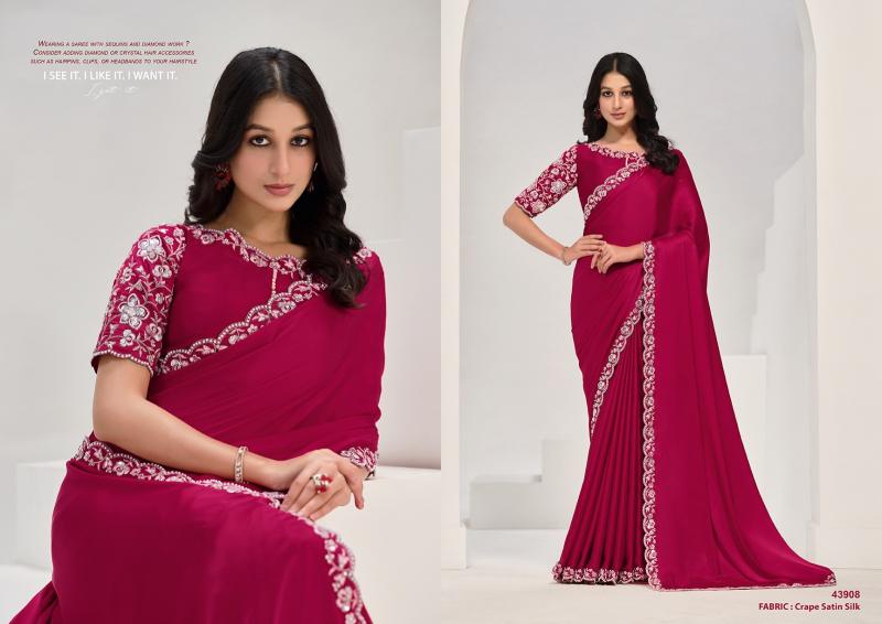 Mahotsav norita 43900 series saanjh designer saree wholesale market surat