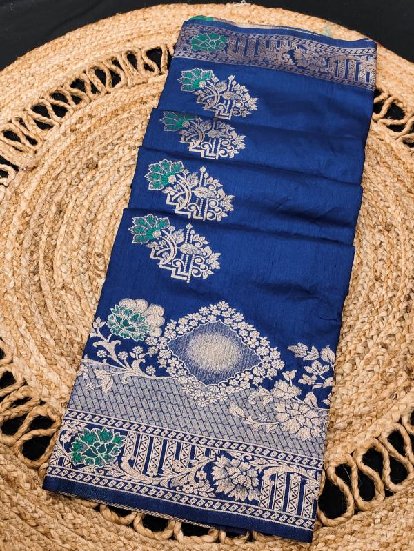 Multiple soft banarasi khadi georgette silk saree & pallu with blouse surat saree market