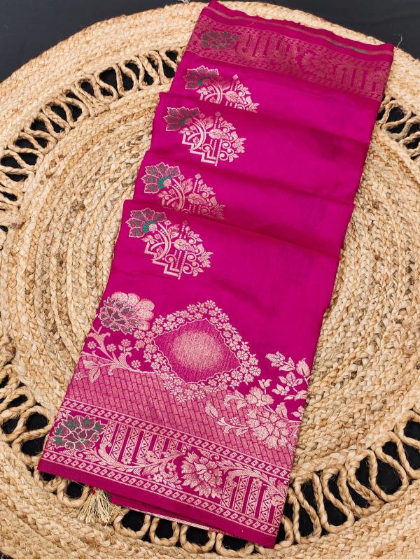 Multiple soft banarasi khadi georgette silk saree & pallu with blouse surat saree market