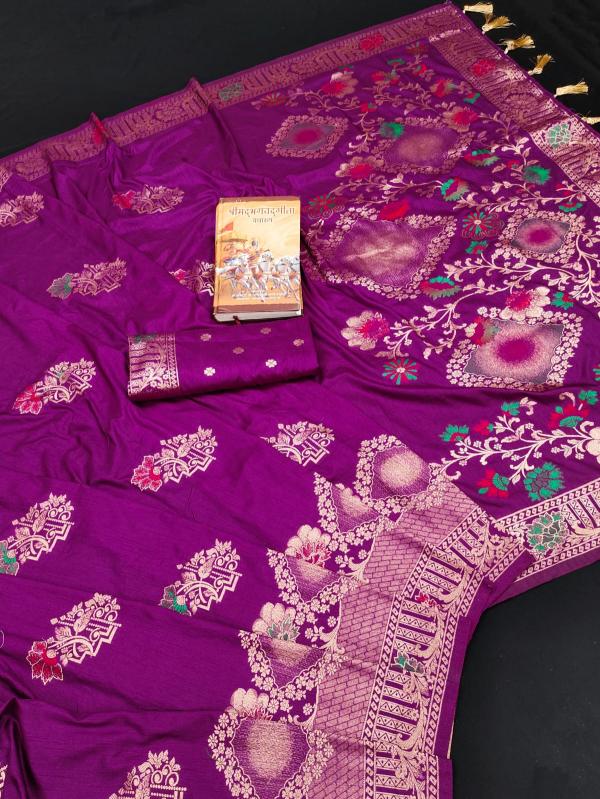 Multiple soft banarasi khadi georgette silk saree & pallu with blouse surat saree market